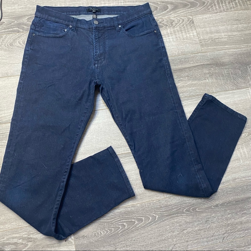Ted Baker Men’s Dark Wash Straight Leg Jeans 32